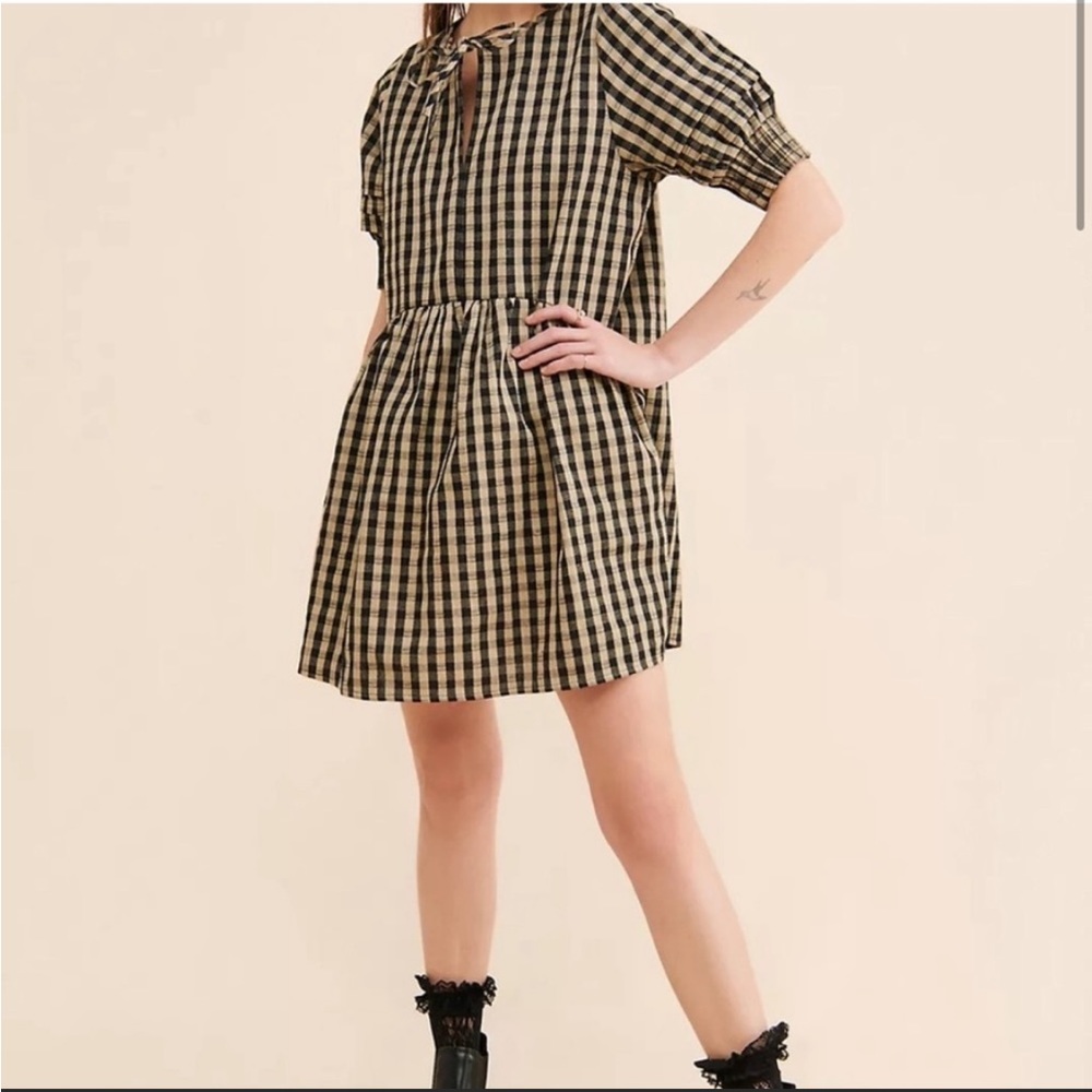 Afternoon Free People NWT Gingham The Polly Dress